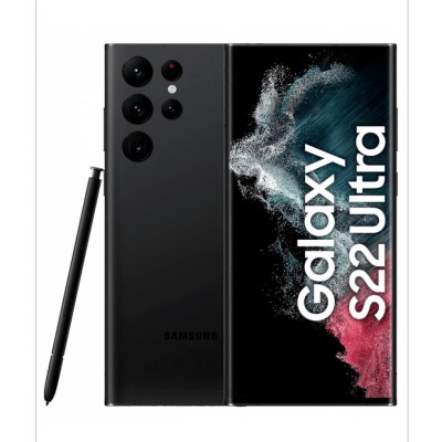 Refurbished (Phantom Black) Samsung Galaxy S22 Ultra 5G Dual SIM | 128GB | 8GB RAM 
